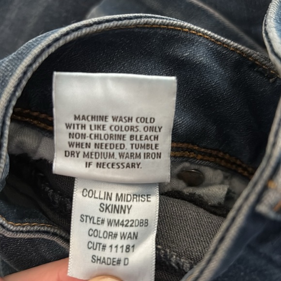 Hudson Collin Midrise Skinny Jeans - 27 - Picture 6 of 6